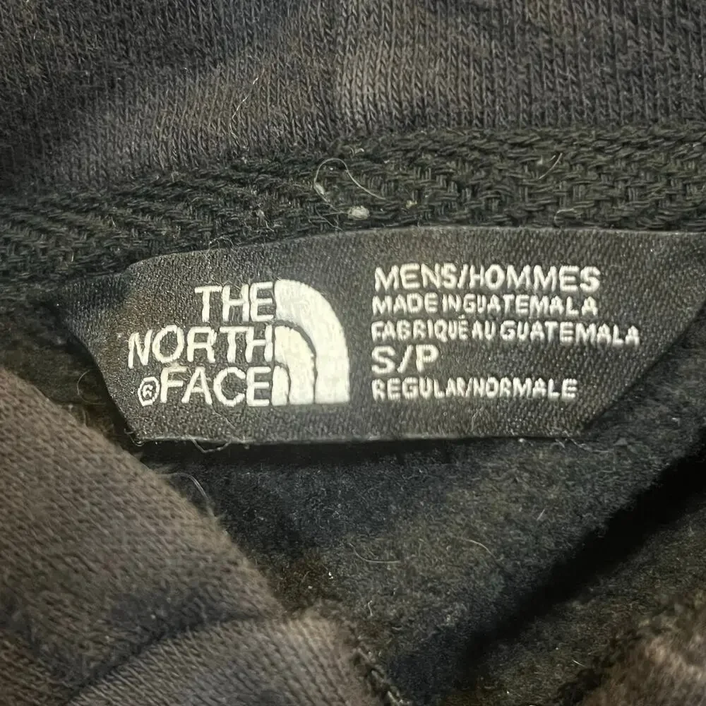 The North Face Mens Small Full Zip Hoodie Black Outdoor Casual‎ Jacket